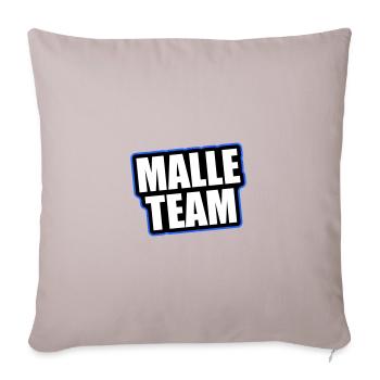 Malle Team Travel Holidays - Sofa pillowcase 17,3'' x 17,3'' (45 x 45 cm) - light taupe - Front
