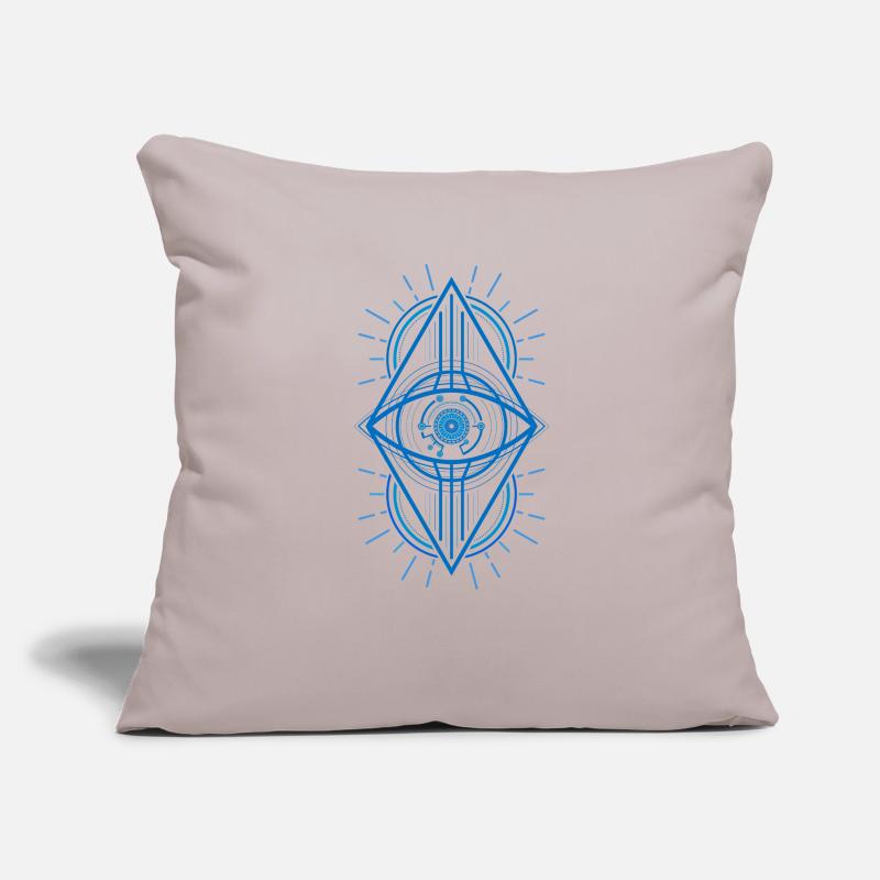 Eye pattern (view) Sofa pillowcase 17,3'' x 17,3'' (45 x 45 cm)