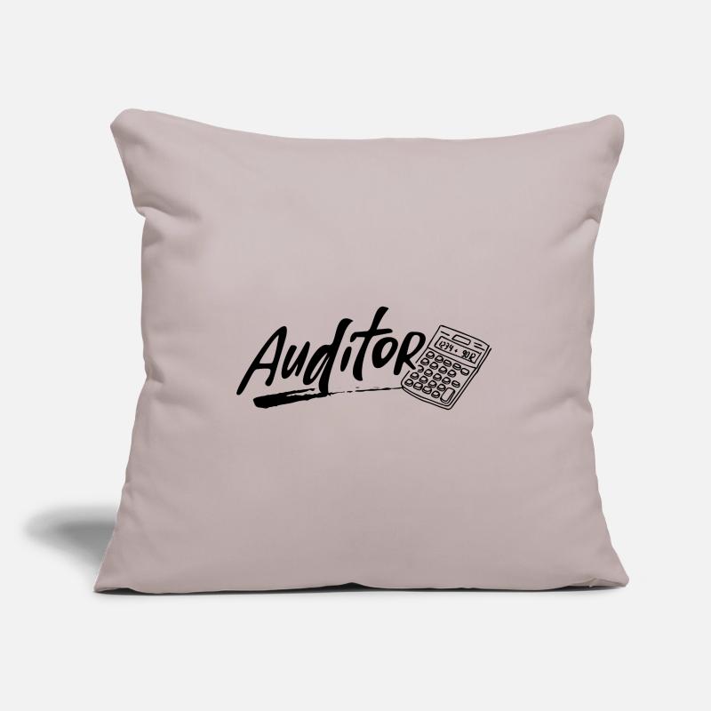 Auditeur comptable Comptable Housse de coussin décorative 45 x 45 cm