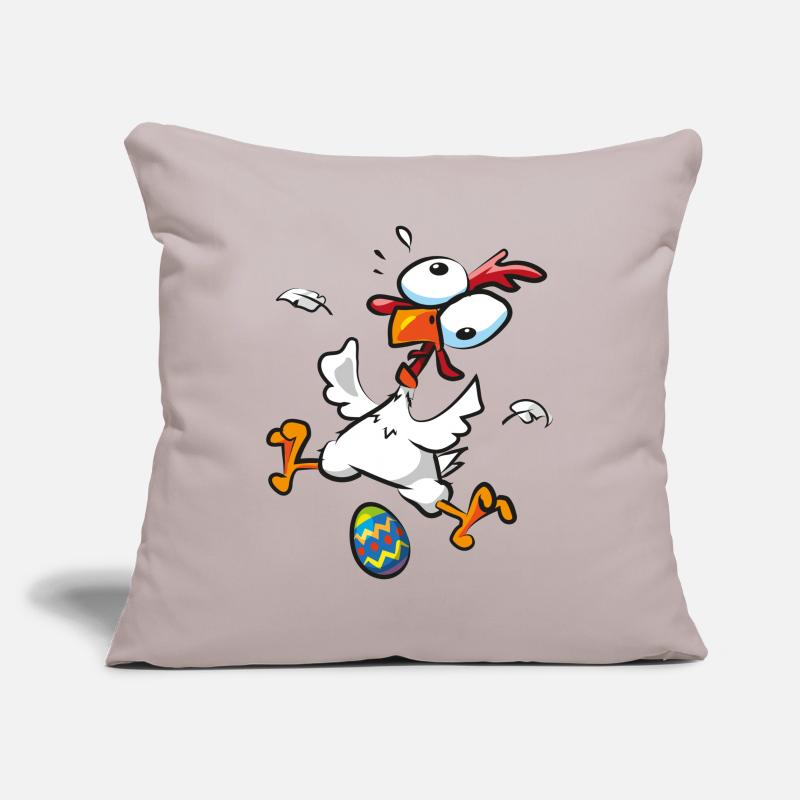 Easter Crazy Chicken Easter Egg Chickens Sofa pillowcase 17,3'' x 17,3'' (45 x 45 cm)
