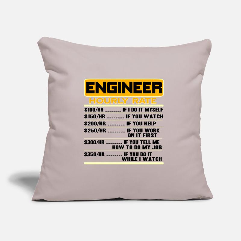 Engineer Bürgerlich Baumeister Mechanical Engineering Math Sofa pillowcase 17,3'' x 17,3'' (45 x 45 cm)