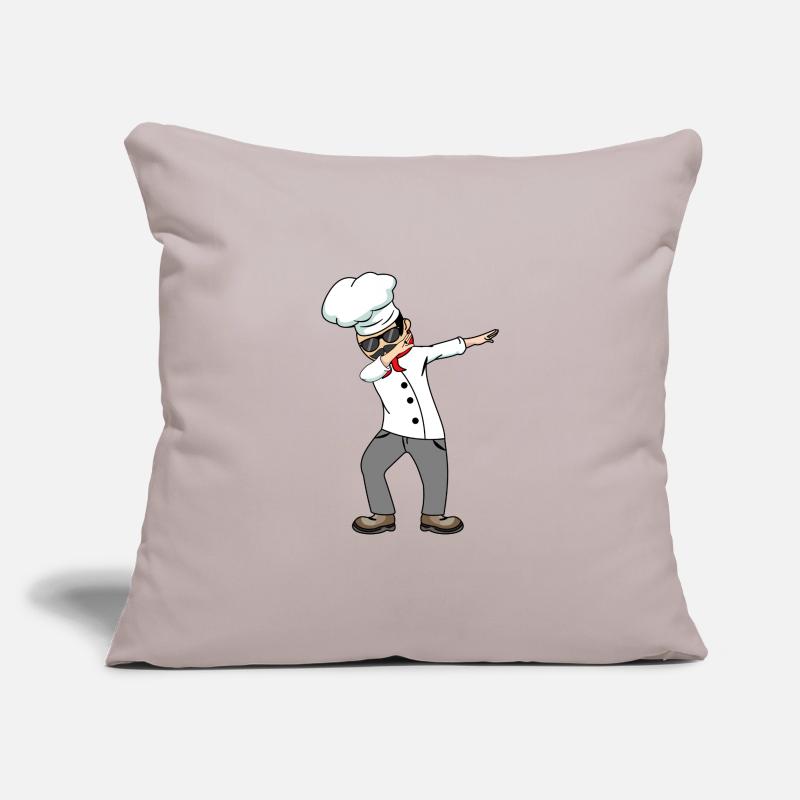Chef Cooking Chef Dabbing Funny Dancer Sofa pillowcase 17,3'' x 17,3'' (45 x 45 cm)