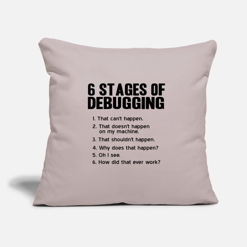 programmer Sofa pillowcase 17,3'' x 17,3'' (45 x 45 cm)