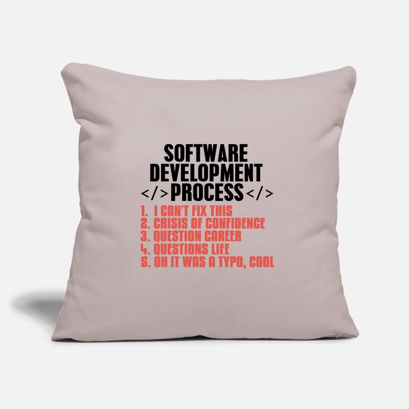 Programmierer Coder Softwareentwickler Geschenk Sofakissenbezug 45 x 45 cm