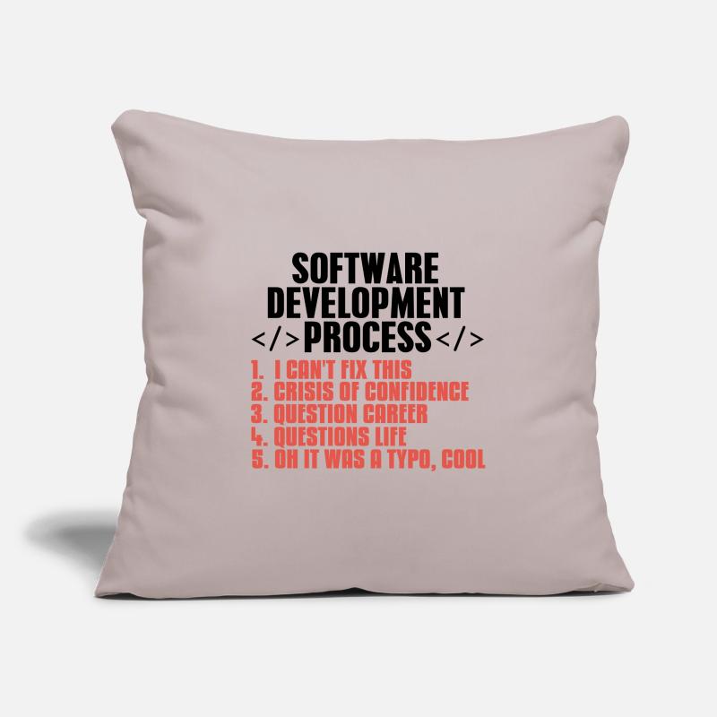 Programmierer Coder Softwareentwickler Geschenk Sofakissenbezug 45 x 45 cm