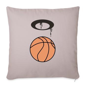 Basketball 5 0 Zeichenfläche 1 - Sofakissenbezug 45 x 45 cm - helles Taupe - Vorne