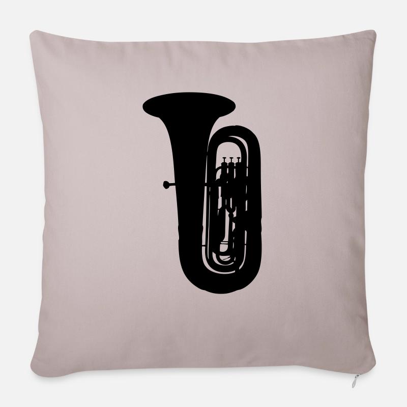 Tuba - Sofakissenbezug 45 x 45 cm - helles Taupe