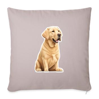 Labrador - Sofa pillowcase 17,3'' x 17,3'' (45 x 45 cm) - light taupe - Front
