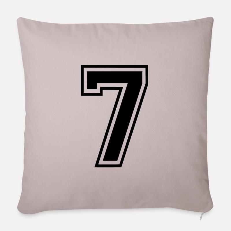 7 - Sofakissenbezug 45 x 45 cm - helles Taupe