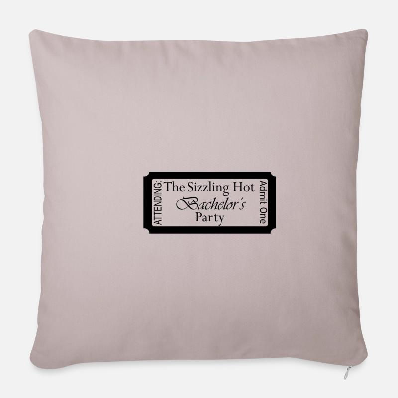 Nerd Geek - Housse de coussin décorative 45 x 45 cm - taupe clair