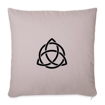 Celtic knot wonderful celtic symbol - Sofa pillowcase 17,3'' x 17,3'' (45 x 45 cm) - light taupe - Front