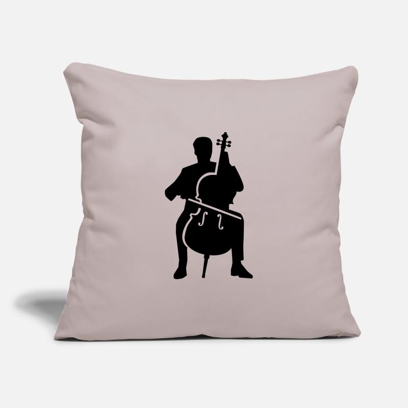 cello Sofa pillowcase 17,3'' x 17,3'' (45 x 45 cm)