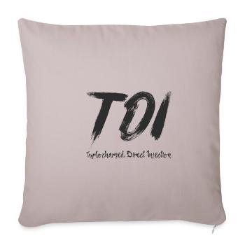 TDI Turbocharged Direct Injection Shirt Gift - Sofa pillowcase 17,3'' x 17,3'' (45 x 45 cm) - light taupe - Front