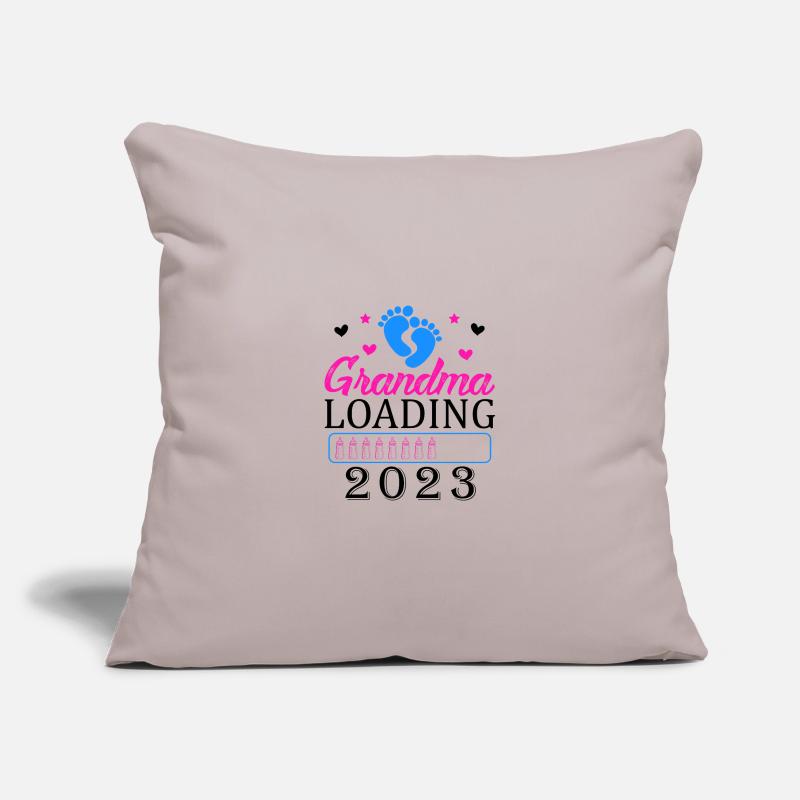 Werdende Oma, Oma loading 2023 Großmutter Sofakissenbezug 45 x 45 cm