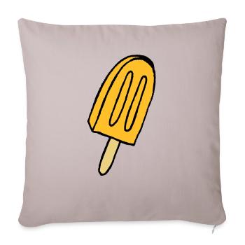 glace - Housse de coussin décorative 45 x 45 cm - taupe clair - Devant
