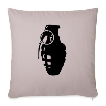 grenade - Housse de coussin décorative 45 x 45 cm - taupe clair - Devant