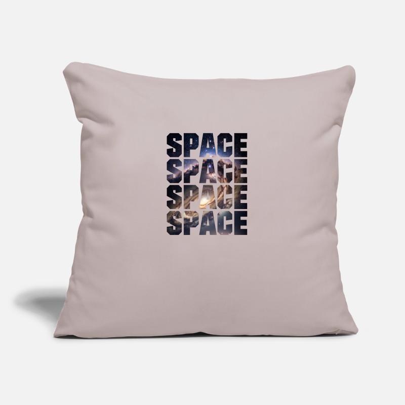 Conception spatiale avec la Voie lactée pour astronaute Housse de coussin décorative 45 x 45 cm