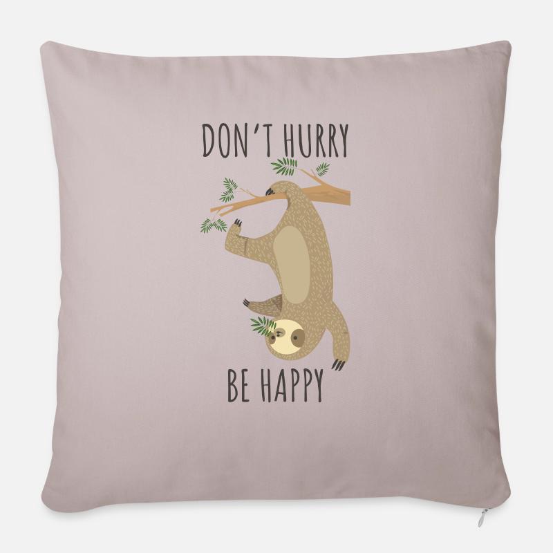 indolence - Housse de coussin décorative 45 x 45 cm - taupe clair