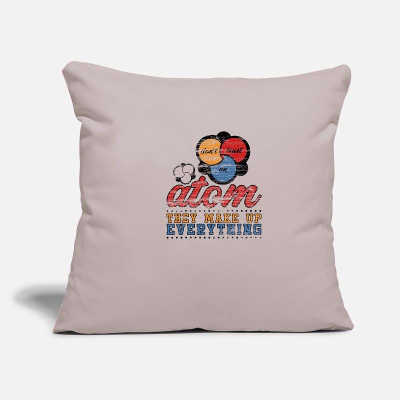 Science Science Atom Gift Student Physics Sofa pillowcase 17,3'' x 17,3'' (45 x 45 cm)