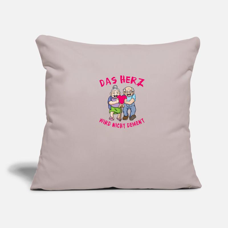 Das Herz Wird Nicht Dement Sofakissenbezug 45 x 45 cm
