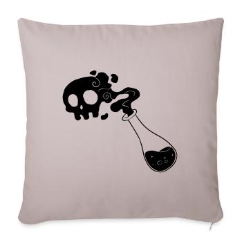 Deadly Potion - Sofa pillowcase 17,3'' x 17,3'' (45 x 45 cm) - light taupe - Front
