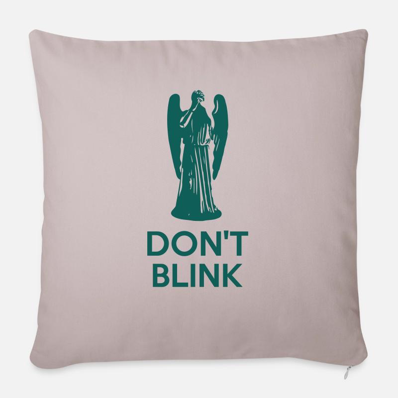Don't Blink - Sofakissenbezug 45 x 45 cm - helles Taupe