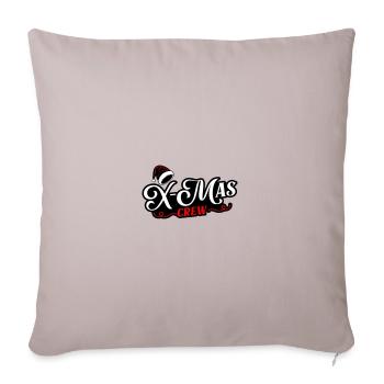 Christmas Crew Xmas - Sofa pillowcase 17,3'' x 17,3'' (45 x 45 cm) - light taupe - Front