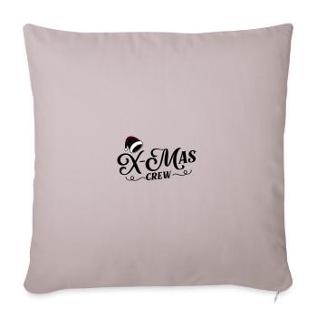 Christmas Crew Xmas - Sofa pillowcase 17,3'' x 17,3'' (45 x 45 cm) - light taupe - Front