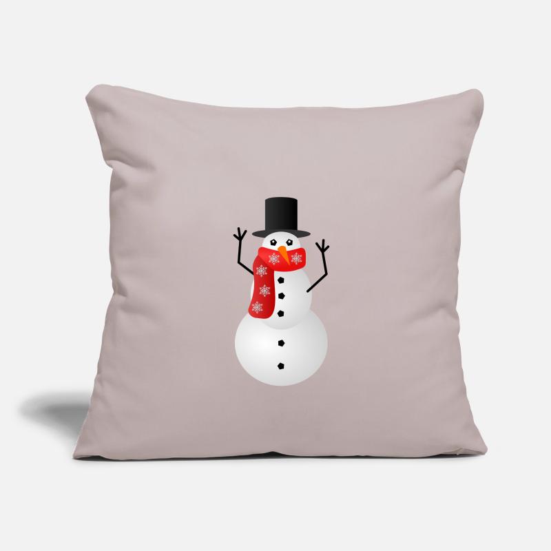 Weihnachtspullover - Schneemann Sofakissenbezug 45 x 45 cm