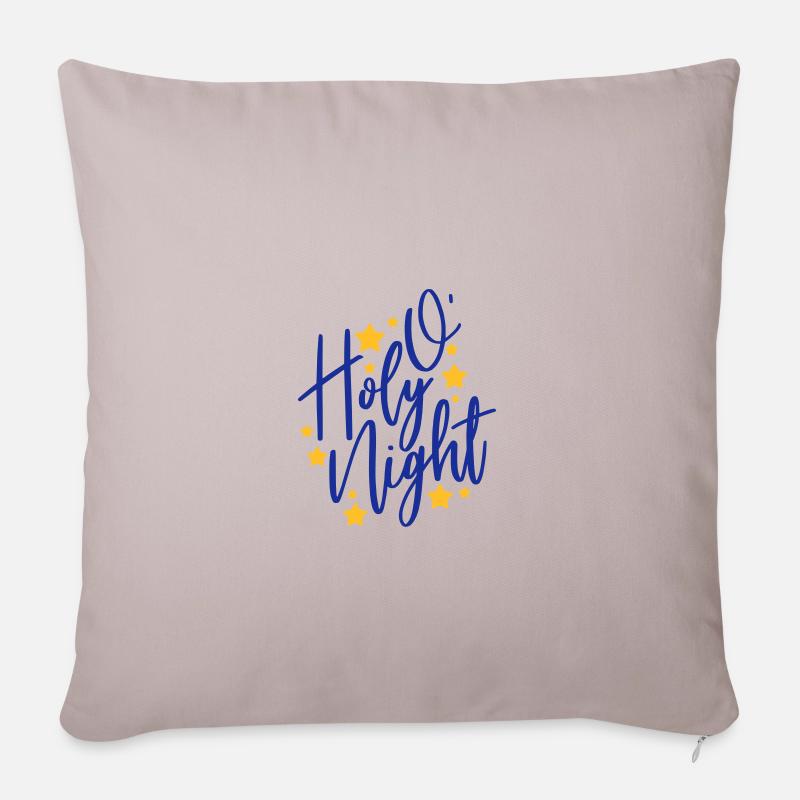 o holy night - Sofakissenbezug 45 x 45 cm - helles Taupe