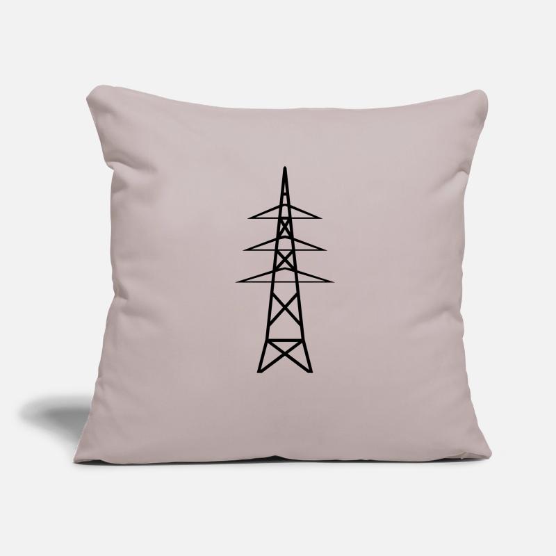 pôle de puissance Housse de coussin décorative 45 x 45 cm