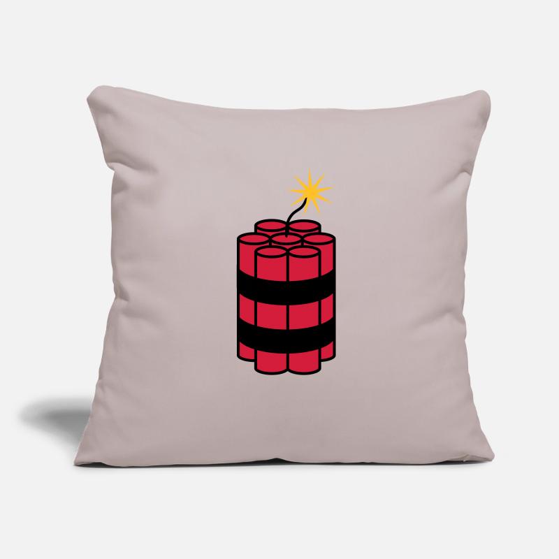 éclairé tnt dynamite explosé explosion spre Housse de coussin décorative 45 x 45 cm