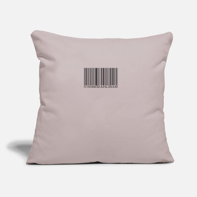 Strichcode Barcode Sofakissenbezug 45 x 45 cm