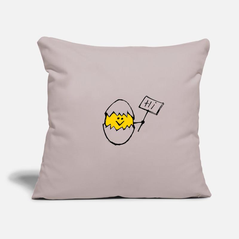 Hi Egg Design Clear Shell Sofa pillowcase 17,3'' x 17,3'' (45 x 45 cm)