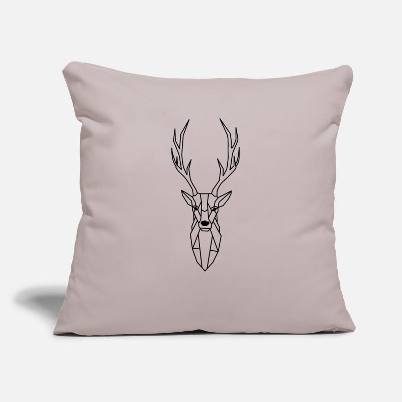 Geometric Forest Deer Sofa pillowcase 17,3'' x 17,3'' (45 x 45 cm)