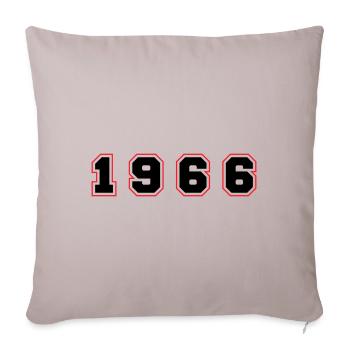 1966 Year Number - Sofa pillowcase 17,3'' x 17,3'' (45 x 45 cm) - light taupe - Front