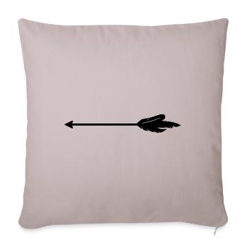 Arrow Icon - Sofa pillowcase 17,3'' x 17,3'' (45 x 45 cm) - light taupe - Front