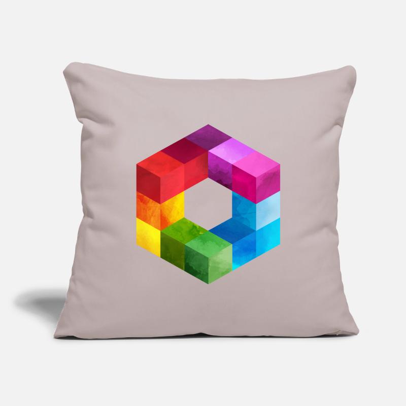 cube Sofa pillowcase 17,3'' x 17,3'' (45 x 45 cm)