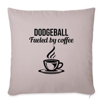 Joueur de Dodgeball Entraîneur Sport d’équipe Café Drôle - Housse de coussin décorative 45 x 45 cm - taupe clair - Devant