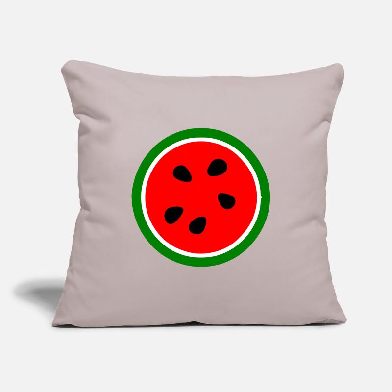 Melon pastèque Housse de coussin décorative 45 x 45 cm
