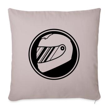 Racer helm racing - Sofa pillowcase 17,3'' x 17,3'' (45 x 45 cm) - light taupe - Front