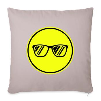 Sunglasses Icon - Sofa pillowcase 17,3'' x 17,3'' (45 x 45 cm) - light taupe - Front