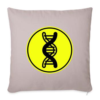 Dna symbol - Sofakissenbezug 45 x 45 cm - helles Taupe - Vorne