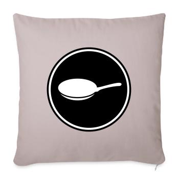 Pan Icon - Sofa pillowcase 17,3'' x 17,3'' (45 x 45 cm) - light taupe - Front