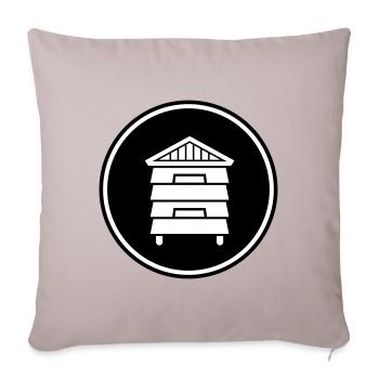 Honey Beekeeper - Sofa pillowcase 17,3'' x 17,3'' (45 x 45 cm) - light taupe - Front