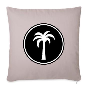 symbole de la paume - Housse de coussin décorative 45 x 45 cm - taupe clair - Devant