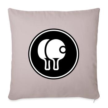 Table Tennis Sport Ping pong - Sofa pillowcase 17,3'' x 17,3'' (45 x 45 cm) - light taupe - Front