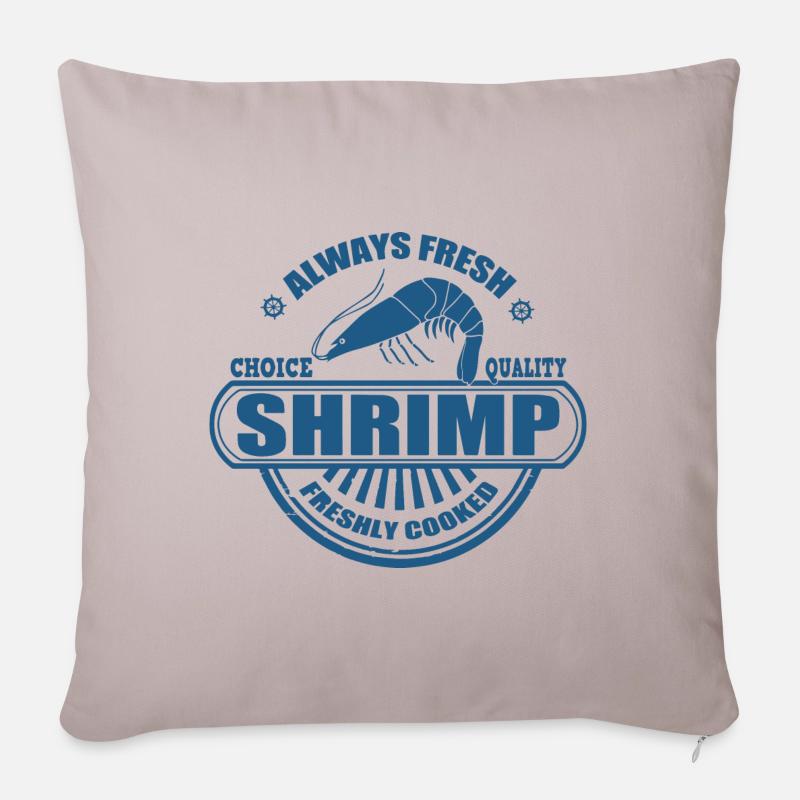 Shrimp - Sofakissenbezug 45 x 45 cm - helles Taupe