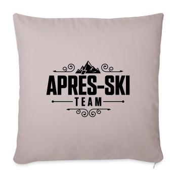 apres ski team - Sofakissenbezug 45 x 45 cm - helles Taupe - Vorne