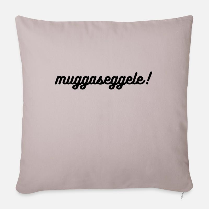 muggaseggele - Sofakissenbezug 45 x 45 cm - helles Taupe